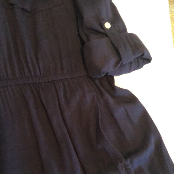 GAP Button Down Dress Navy - Picture 7 of 12